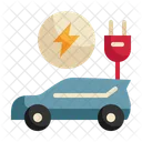 Electric Power Car Icon