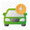 Electric Car Charging Car Electric Vehicle Icon