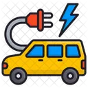 Electricity Battery Automotive Icon