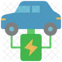 Electric Car Vehicle Icon