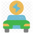 Electric Car Vehicle Icon