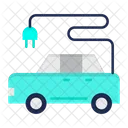 Electrical Car Transport Icon