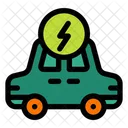 Electric Car Ecology Nature Icon