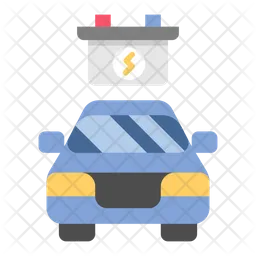 Electric car battery  Icon