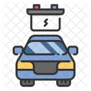 Electric car battery  Icon
