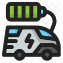 Electric Car Battery  Icon