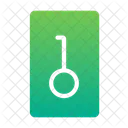 Electric car card  Icon