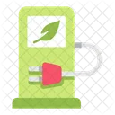 Electric Car Charger Power Station Station Icon