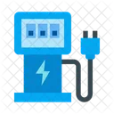Electric Car Charging Station  Icon