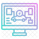 Electric Car Diagnostic  Icon