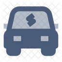 Electric Car Front View Icon