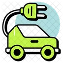 Electric Car Charging Car Electric Vehicle Icon