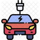 Electric Car Eco Friendly Car Icon