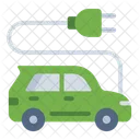 Electric Car Transportation Vehicle Icon