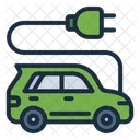 Electric Car Transportation Vehicle Icon