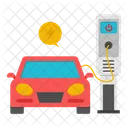 Electric Car Electric Vehicle Autonomous Car Icon