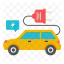 Electric Car Electric Vehicle Autonomous Car Icon