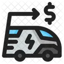 Electric Car Price  Icon