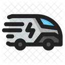Electric Car Speed  Icon