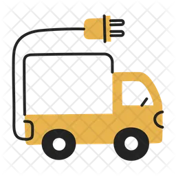 Electric cargo truck  Icon