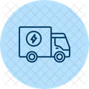 Electric Cargo Truck Pentaglow Icon