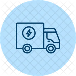 Electric cargo truck  Icon