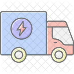 Electric cargo truck  Icon