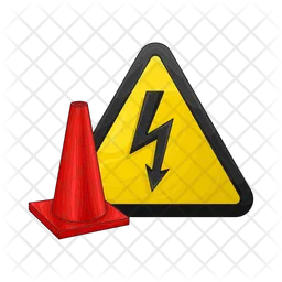 Electric caution  Icon
