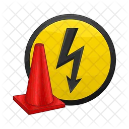 Electric caution  Icon