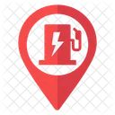 Electric Charging Station Electric Car Battery Icon