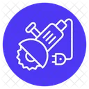 Electric Cutter Cutter Equipment Icon