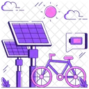 Electric cycle  Icon