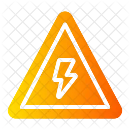 Electric Danger Sign  Icon