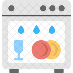 Electric Dishwasher Icon