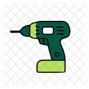 Electric Drill Construction Tool Icon