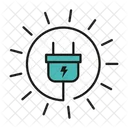 Electric Energy Electrical Solutions Efficiency 아이콘