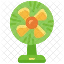 Electric Fan Electronic Cooler Icon