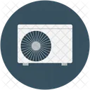Electric Fan Heating Icon