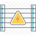 Electric Fence High Voltage Protect Icon