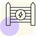 Electric Fence Farm Icon