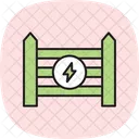 Electric Fence Farm Icon