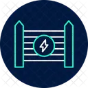Electric Fence Farm Icon