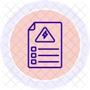 Electric File Electric File Icon