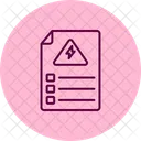 Electric File Electric File Icon