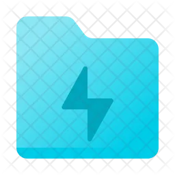 Electric Folder  Icon