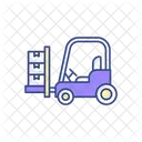 Electric fork lift  Icon