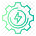 Electric Gear Electricity Maintenance Icon