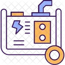 Electric generator  Icon