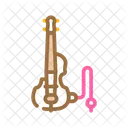 Electric Violin Color Icon