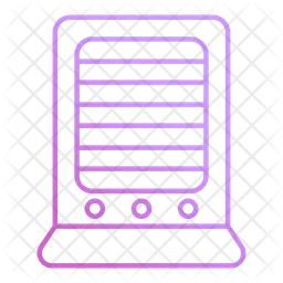 전기 히터  아이콘